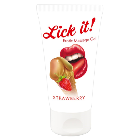 Żel do masażu Truskawka 50ml Lick-it