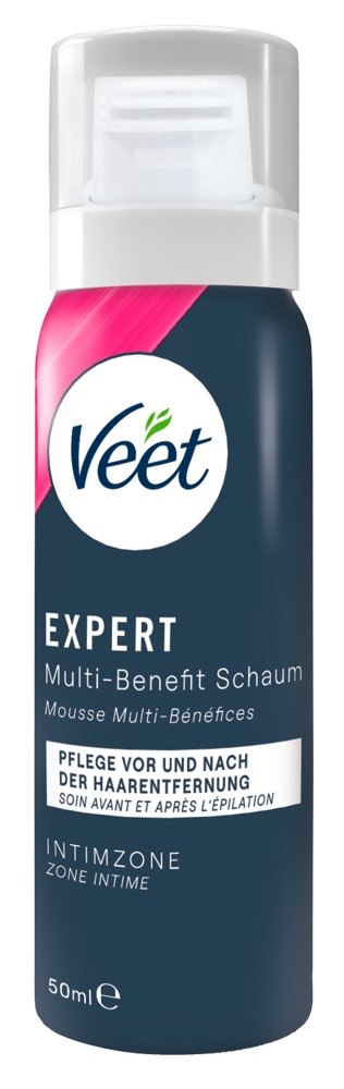 Veet Zestaw do depilacji miejsc intymnych krem do depilacji, pianka 2x50 ml — zdjęcie 6