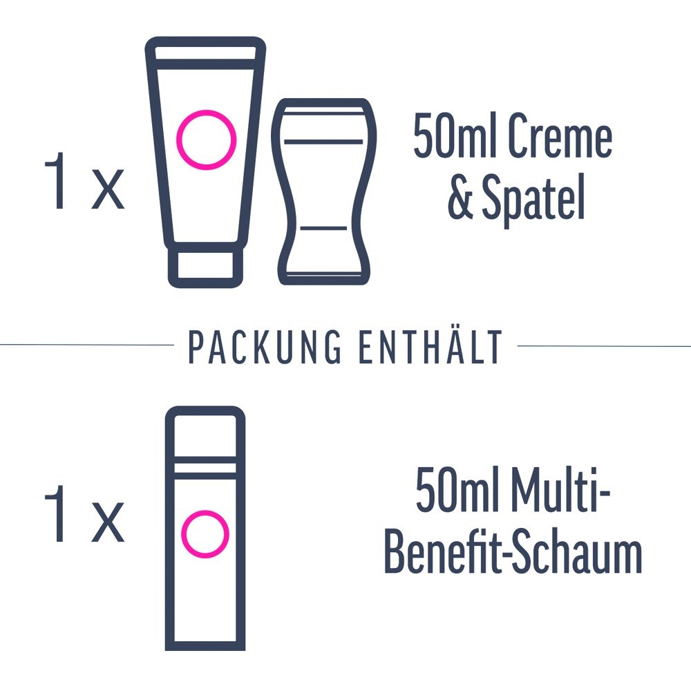 Veet Zestaw do depilacji miejsc intymnych krem do depilacji, pianka 2x50 ml — zdjęcie 8