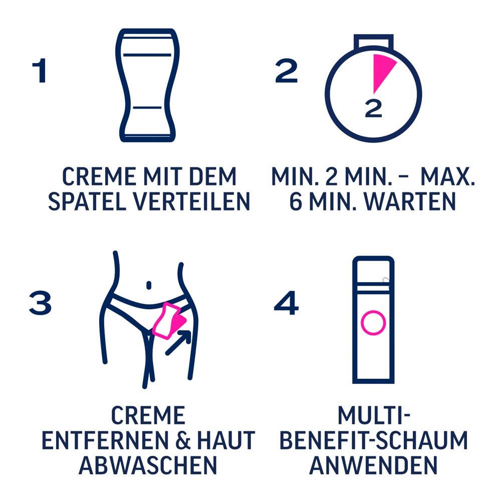 Veet Zestaw do depilacji miejsc intymnych krem do depilacji, pianka 2x50 ml — zdjęcie 9