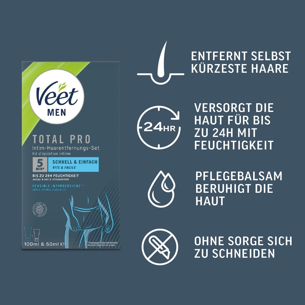 Veet Men zestaw do depilacji intymnej - krem do depilacji okolic intymnych — zdjęcie 8
