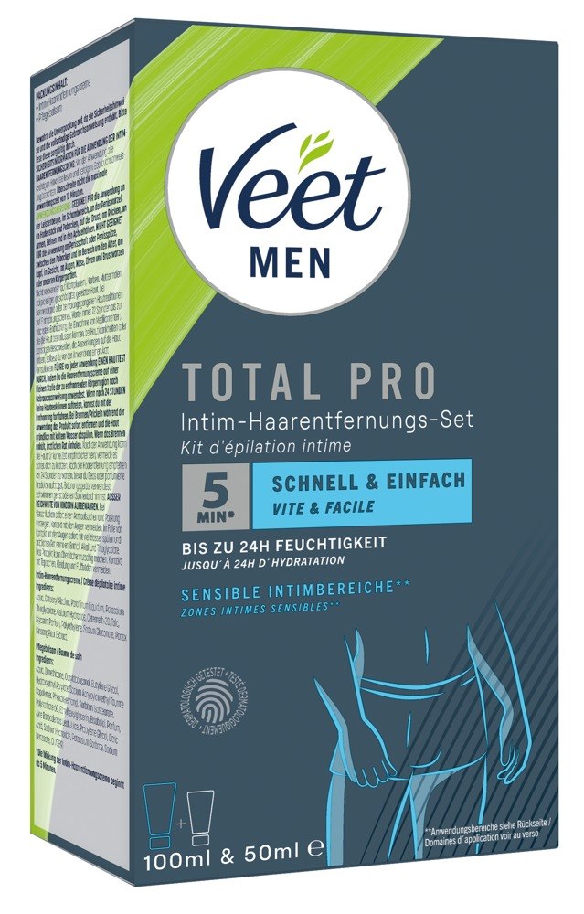 Veet Men zestaw do depilacji intymnej - krem do depilacji okolic intymnych
