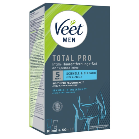 Veet Men zestaw do depilacji intymnej - krem do depilacji okolic intymnych