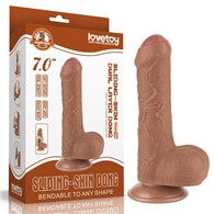 7'' Sliding Skin Dual Layer Dong Brown