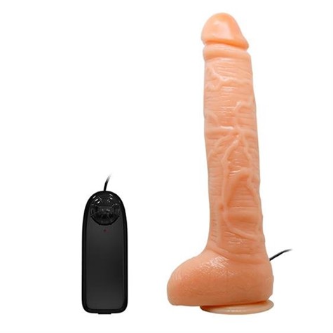 Top sex Toy Penis Dldo with Vibro 21 cm Flesh