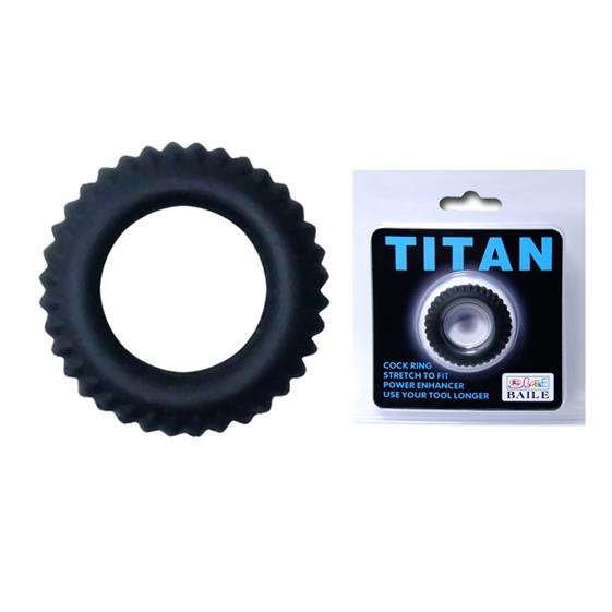 TITAN cock ring blue