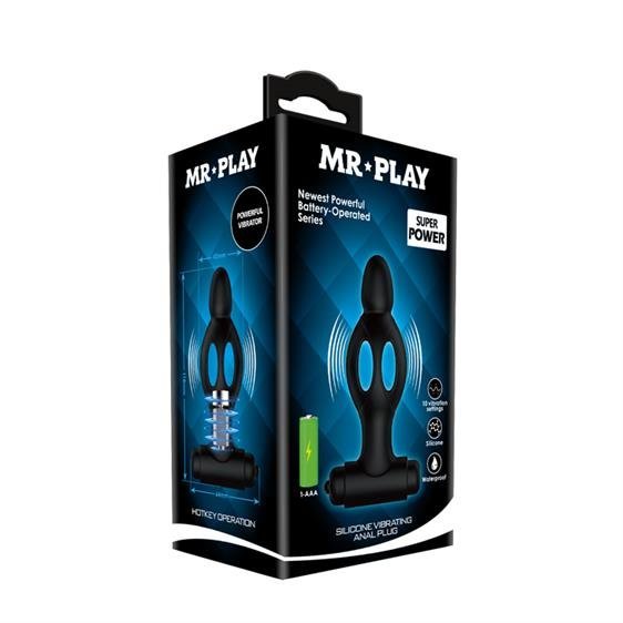 Mr.Play Powerful Vibrator Black