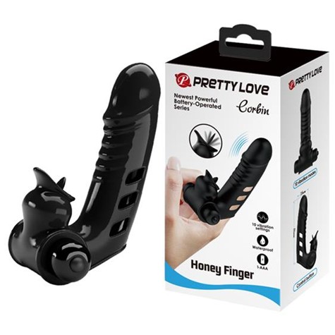 Pretty Love Corbin Finger Vibrator Black