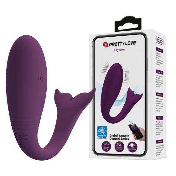 Pretty Love Jayleen mobile APP control Vibro Stimulator Purple 
USB