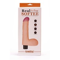 Reel Softee Vibrator with balls Flesh 8,0 