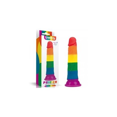 Prider Dildo 7.0' Colorful