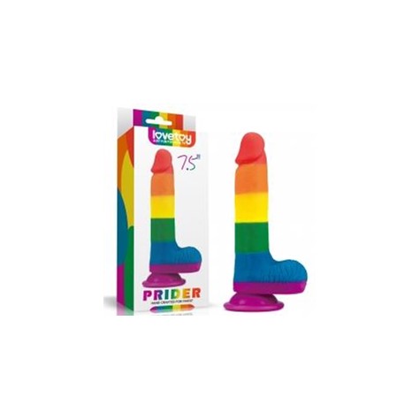 Prider Dildo 7.5' Colorful