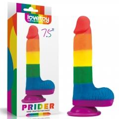 Prider Dildo 7.5' Colorful