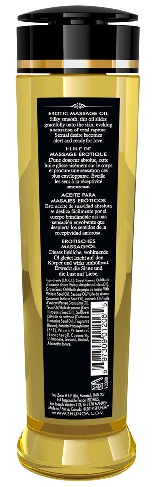 Olejek do masażu Sensation Lavender 240ml Shunga — zdjęcie 3