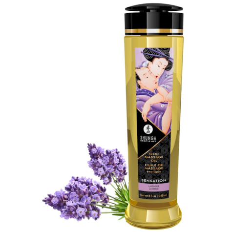Olejek do masażu Sensation Lavender 240ml Shunga