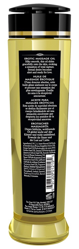 Olejek do masażu Seduction Midnight Flower 240ml Shunga — zdjęcie 3