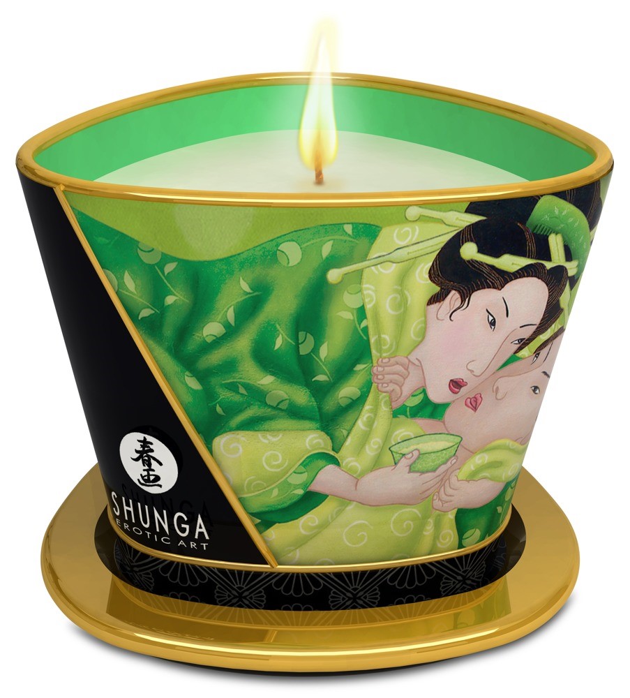 Świeca do masażu Zenitude Exotic Green Tea 170ml Shunga