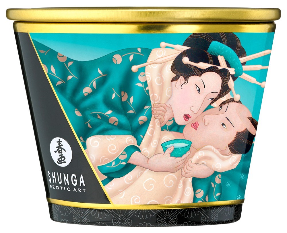 Świeca do masażu Islands Blossoms 170ml Shunga — zdjęcie 3