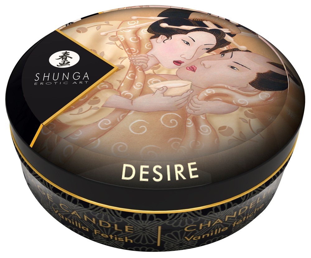 Świeca do masażu Desire Wanilia 30ml Shunga — zdjęcie 2