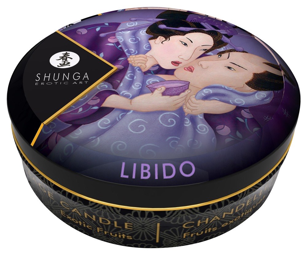 Świeca do masażu Libido Exotic Fruits 30ml Shunga — zdjęcie 2
