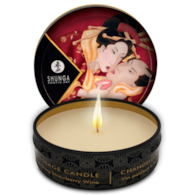 Świeca do masażu Romance Sparkling Strawberry Wine 30ml Shunga