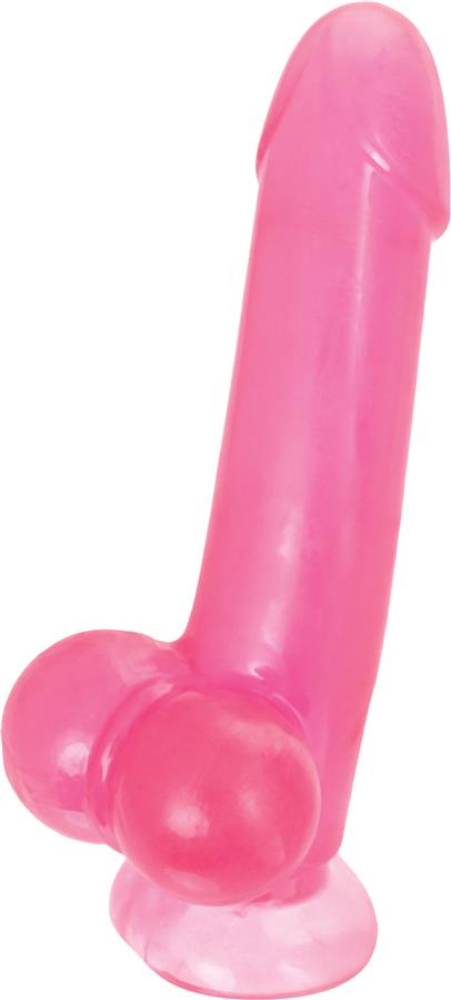 Realistic dildo A-Toys by TOYFA Fush, TPE, pink, 18 cm