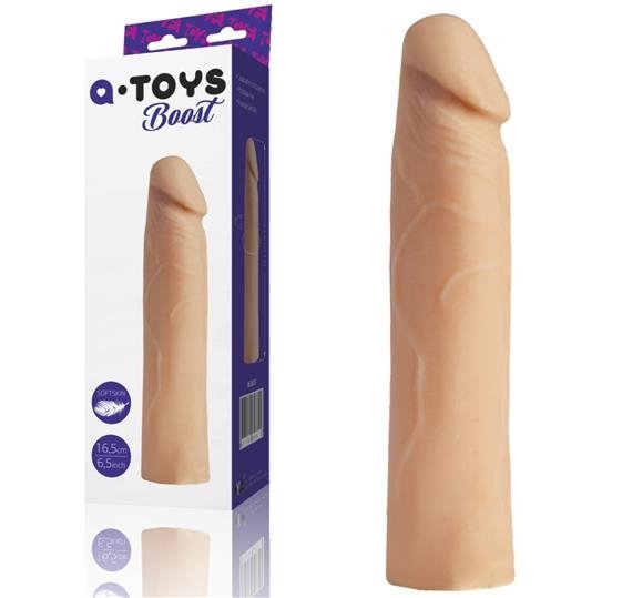 A-TOYS Penis Sleeve, Softskin Flesh 863006