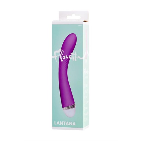 Vibrator Flovetta by Toyfa Lantana, silicone, purple, 22 cm