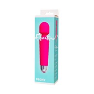 Flovetta Peony Vibrating massager, silicone, pink, 20.5 cm