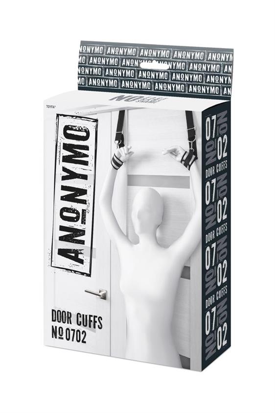 Anonymo hand clamps, polyester, silver, 23 cm