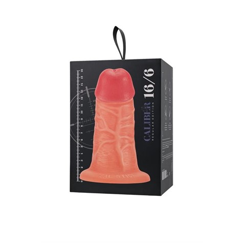 Realistic dildo Caliber 16/6 , PVC, flesh,  length 16cm, diameter 6cm