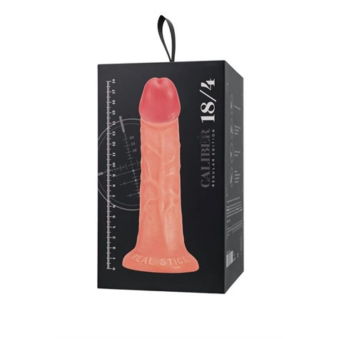 Realistic dildo Caliber 18/4 , PVC, flesh,  length 18cm, diameter 4cm