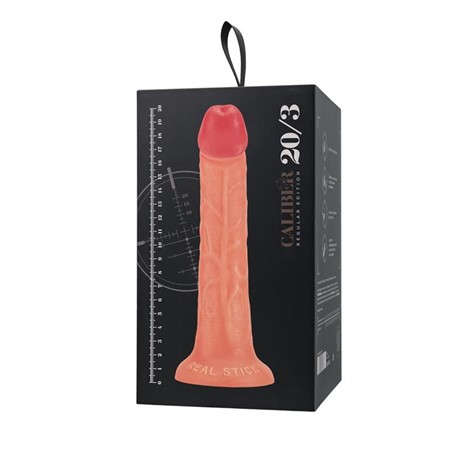 Realistic dildo Caliber 20/3 , PVC, flesh,  length 20cm, diameter 3cm