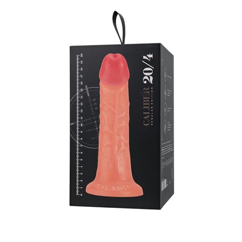 Realistic dildo Caliber 20/4 , PVC, flesh,  length 20cm, diameter 4cm