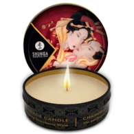 Świeca do masażu Romance Sparkling Strawberry Wine 30ml Shunga