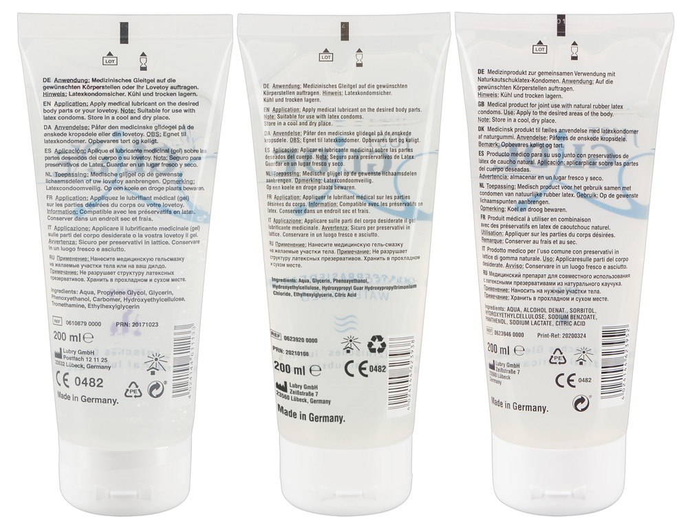 Zestaw lubrykantów 3x200ml Just Glide — zdjęcie 2