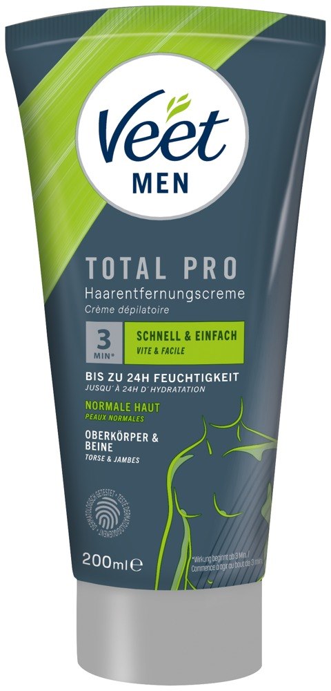 Krem do depilacji Veet Men TOTAL PRO 200ml — zdjęcie 2