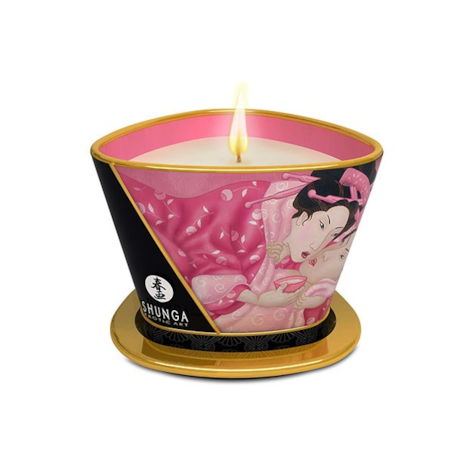 Świeca do masażu Aphrodisia Rose Petals 170ml Shunga