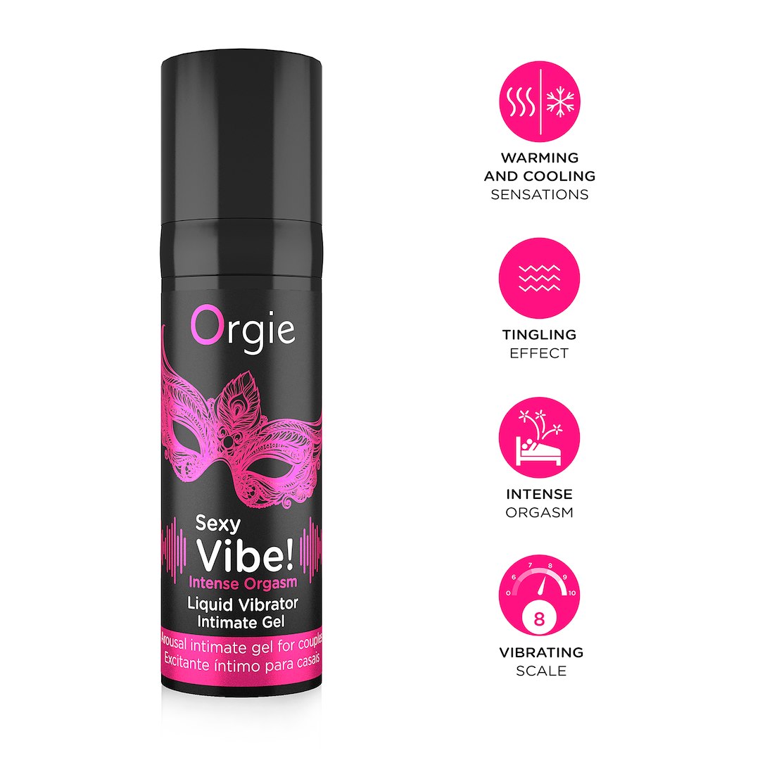 Lubrykant Sexy vibe! Intense Orgasm 15 ml Orgie — zdjęcie 4