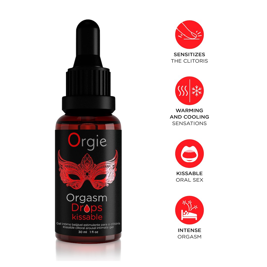 Kropelki Orgasm Drops kissable 30ml Orgie — zdjęcie 5
