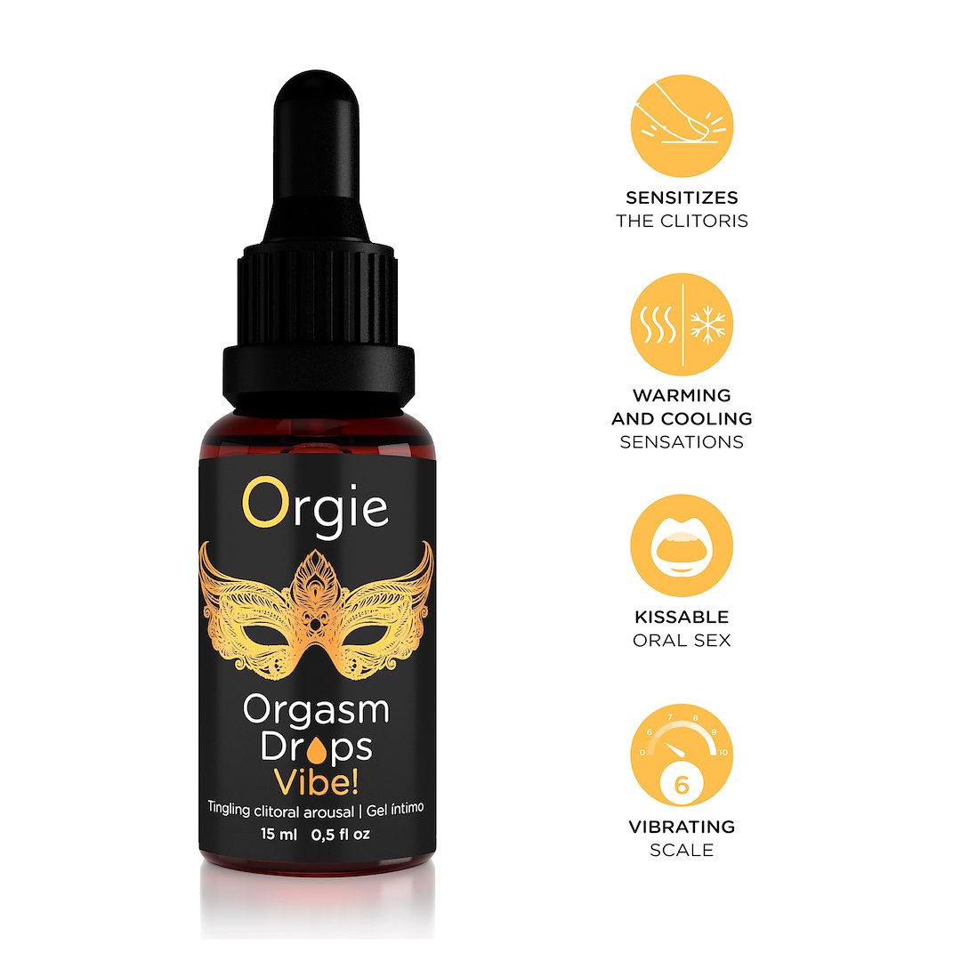 Kropelki Orgasm Drops Vibe! 15ml Orgie — zdjęcie 5
