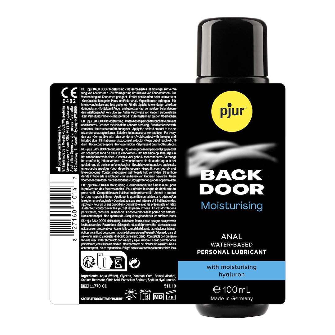Lubrykant analny na bazie wody Backdoor Moisturising 100ml Pjur — zdjęcie 5