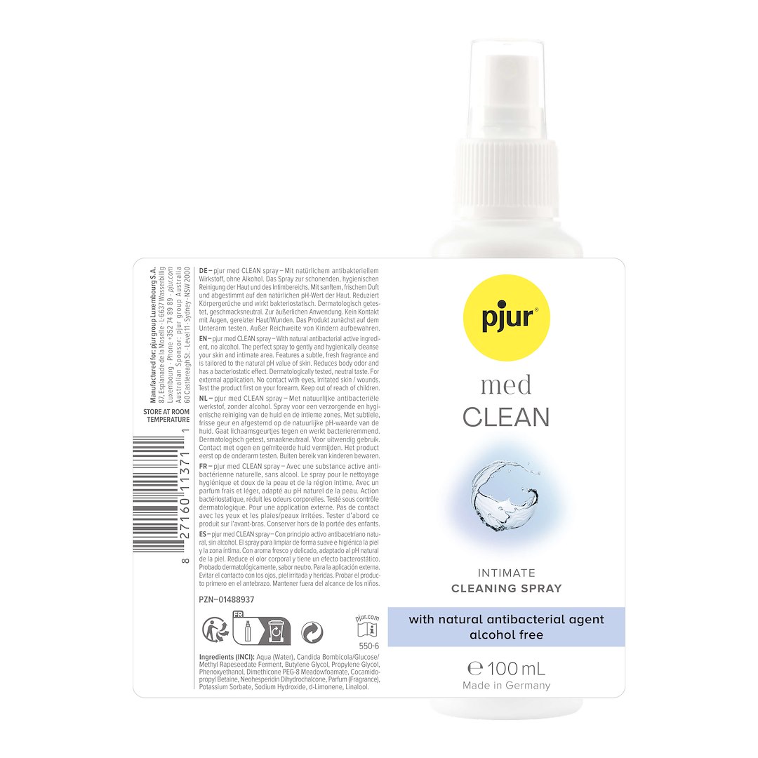 Środek czyszczący med CLEAN Spray 100 ml Pjur — zdjęcie 4