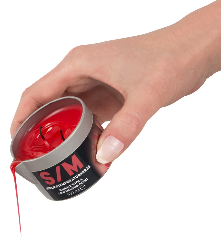 Świeca S/M w puszce czerwona 100 ml — zdjęcie 4