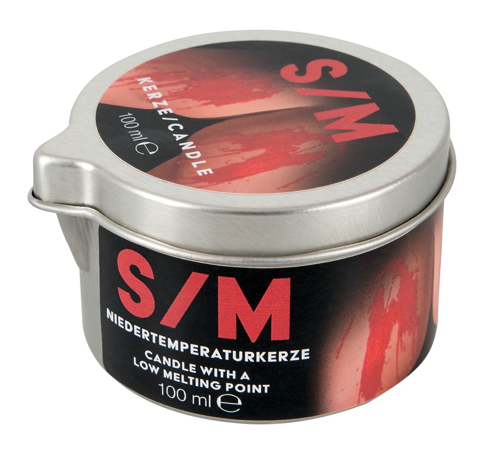 ORION - wieca S/M w puszce czerwona 100 ml