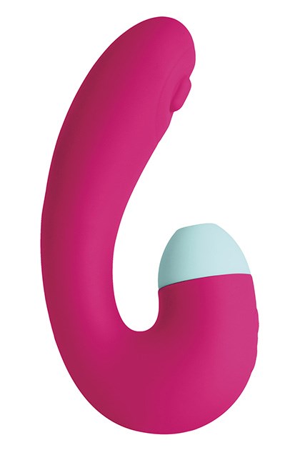 S Pleasures Premium Line - Wibrator plus stymulator ³echtaczki pulsator powietrzny