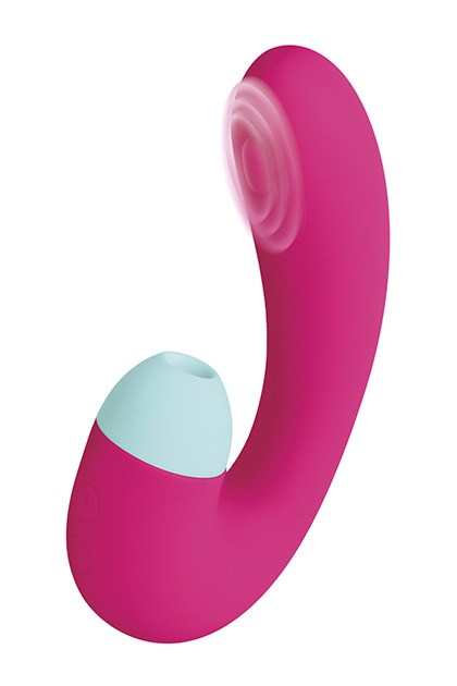 Wibrator plus stymulator łechtaczki pulsator powietrzny — zdjęcie 6