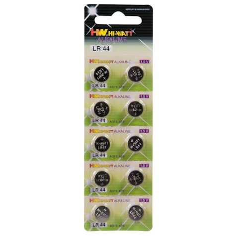 Bateria LR44. Opakowanie: 10 szt.
