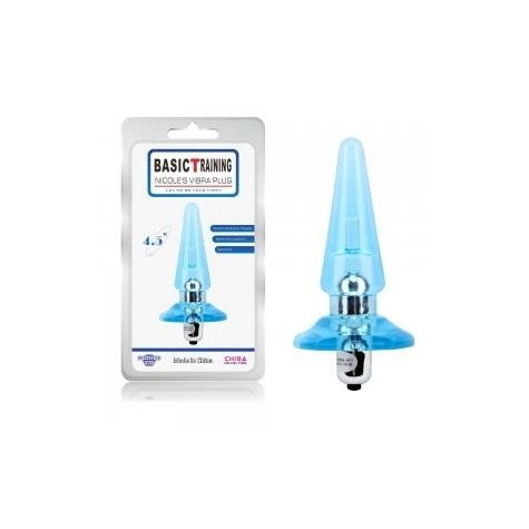 Korek analny z wibracjami Nicole 11,5cm Chisa