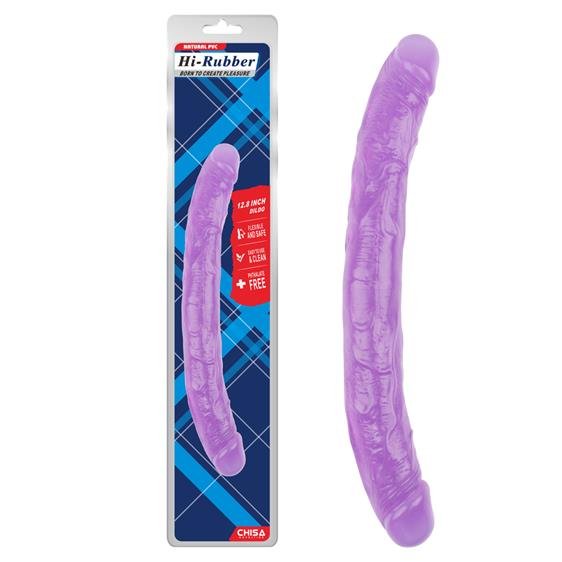 12.8 Inch Double Dildo-Purple